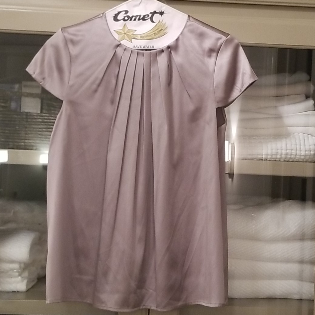 Vince Silk Cap Sleeve Blouse